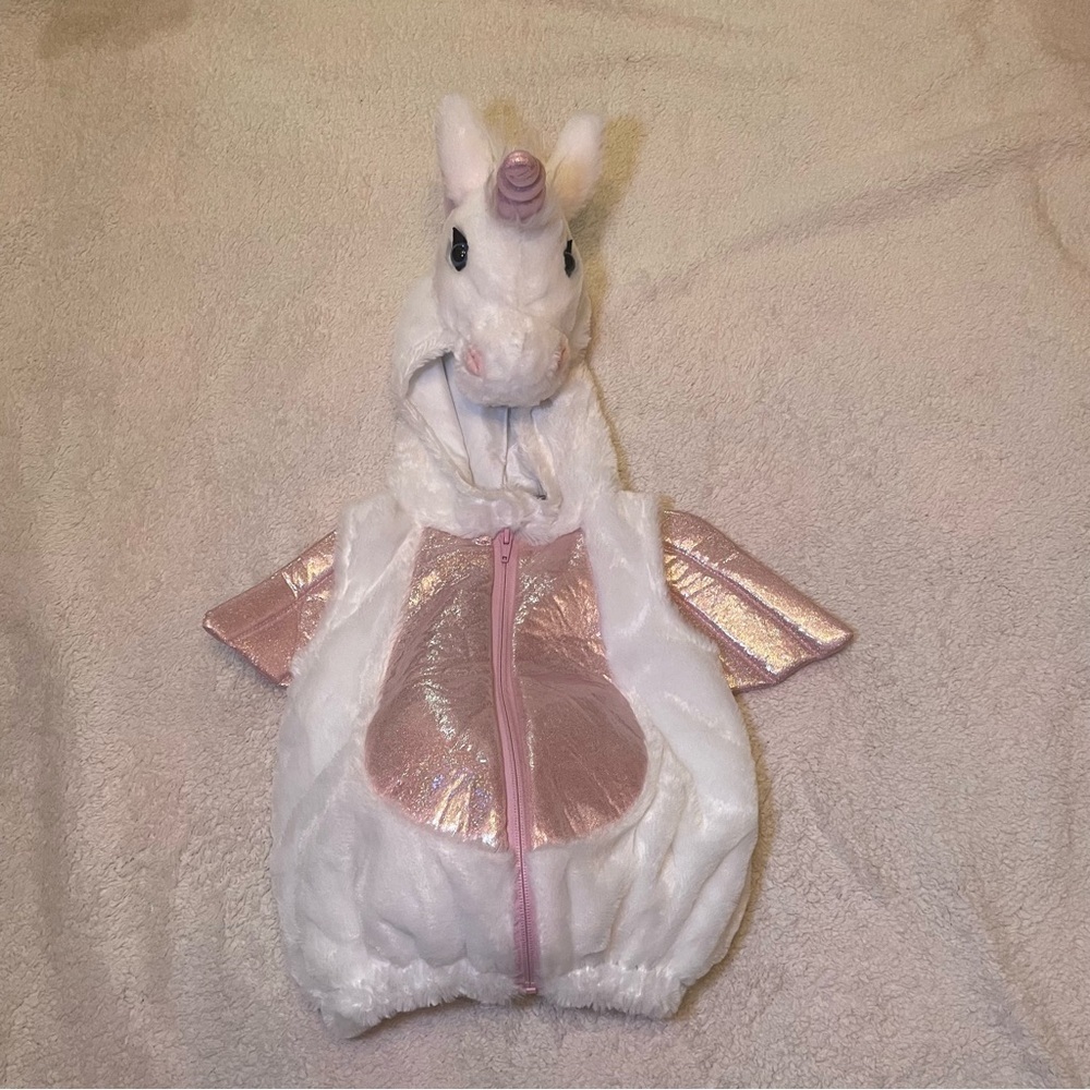 Kids Unicorn Costume - White and Pink
